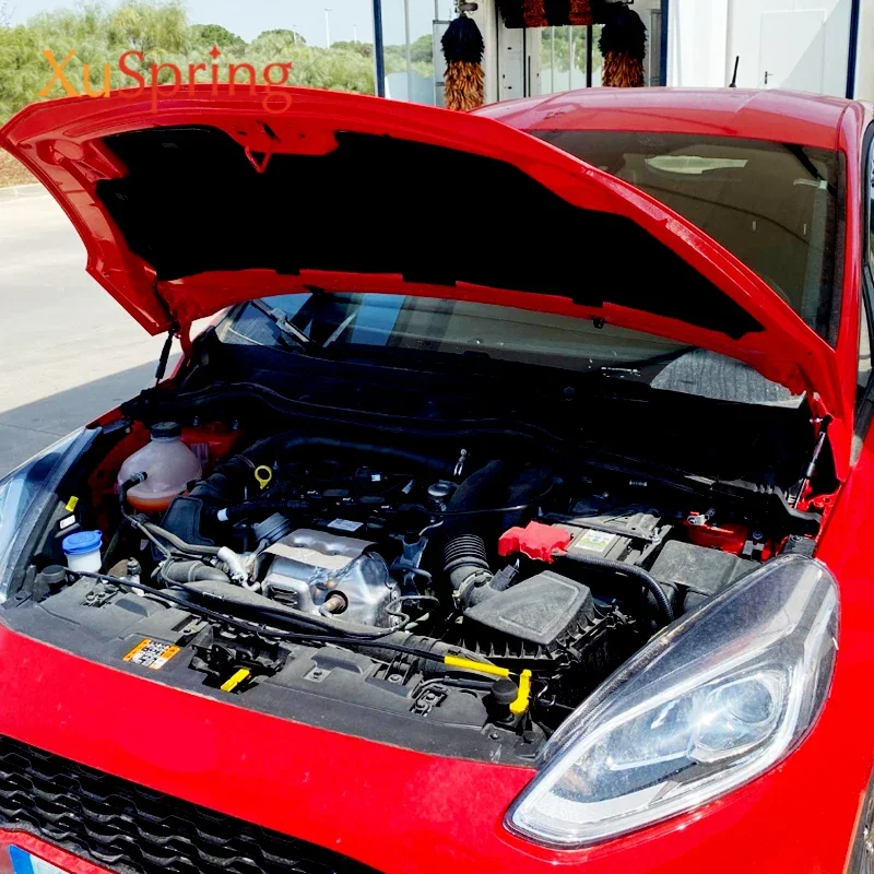 Capô dianteiro do carro capô amortecedor, suporte de elevação, amortecedor, barras de suporte, modificar, gás, acessórios para Ford Fiesta, ST, MK8,