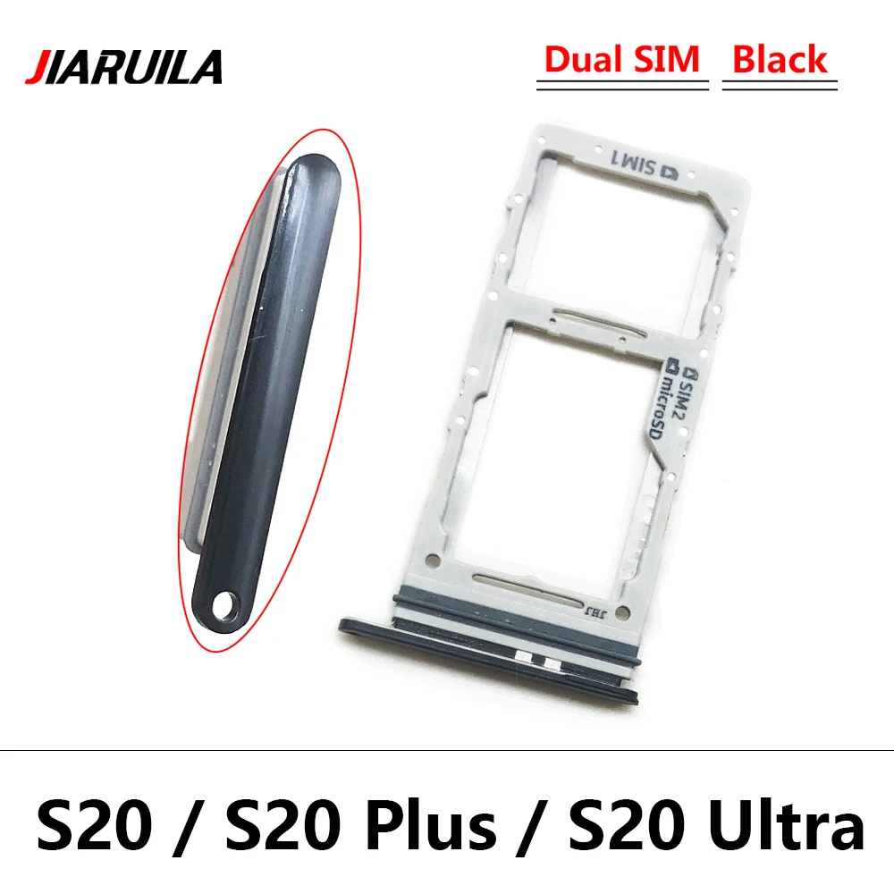 New For Samsung S21 S20 Plus Ultra Fe Dual SIM Card Slot SD Card