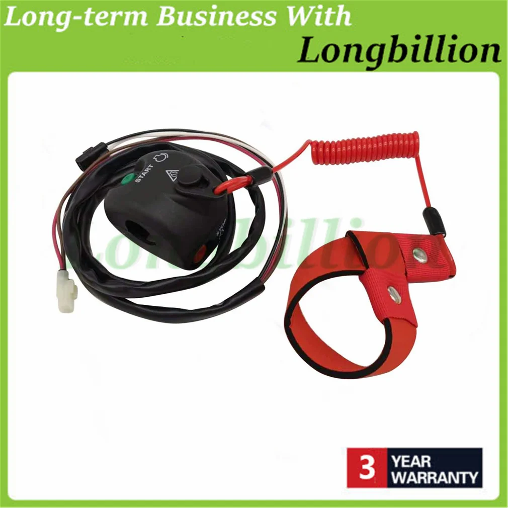 GA7-68310-01-00 EW2-68310-04-00 New Replaces Fit For New Yamaha WaveRunner Handlebar Start Stop Switch Box & Lanyard