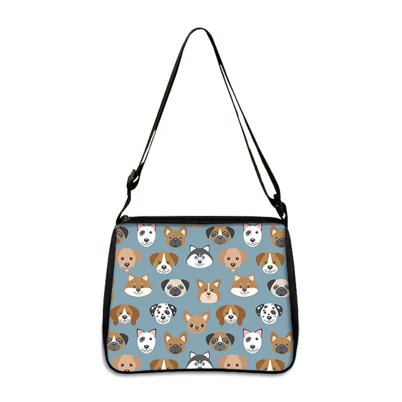 Cute Dog Chihuahua Print Shoulder Bag Chihuahua Mom Women Handbag Small Clutch Phone Purse Holder Bag Casual Tote Bags