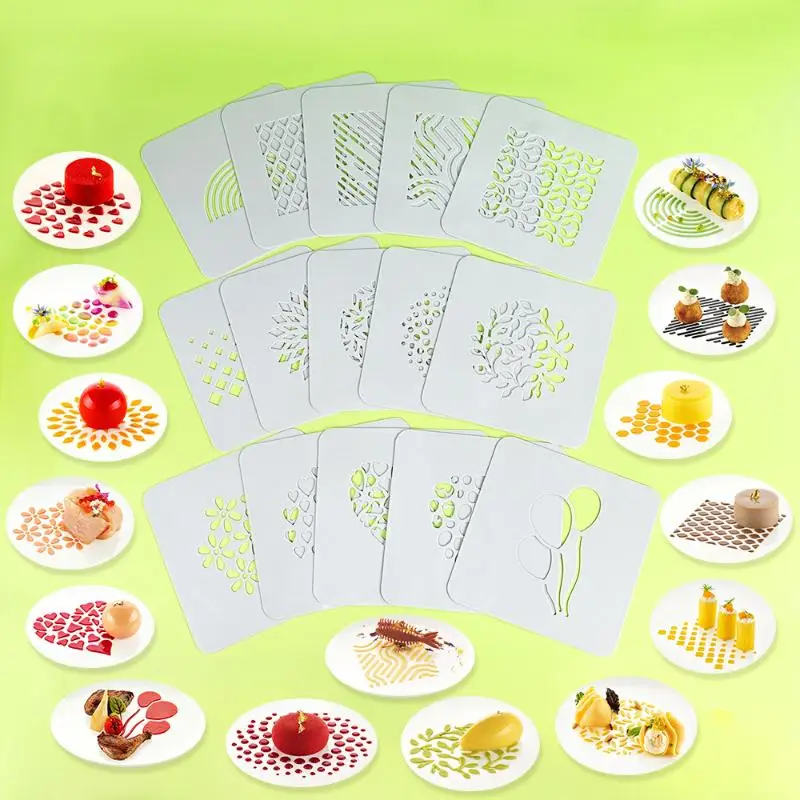 Non Stick Bakery Printing Mold Easy Release Hand Washable Manual Unmolding DIY Dessert Decoration