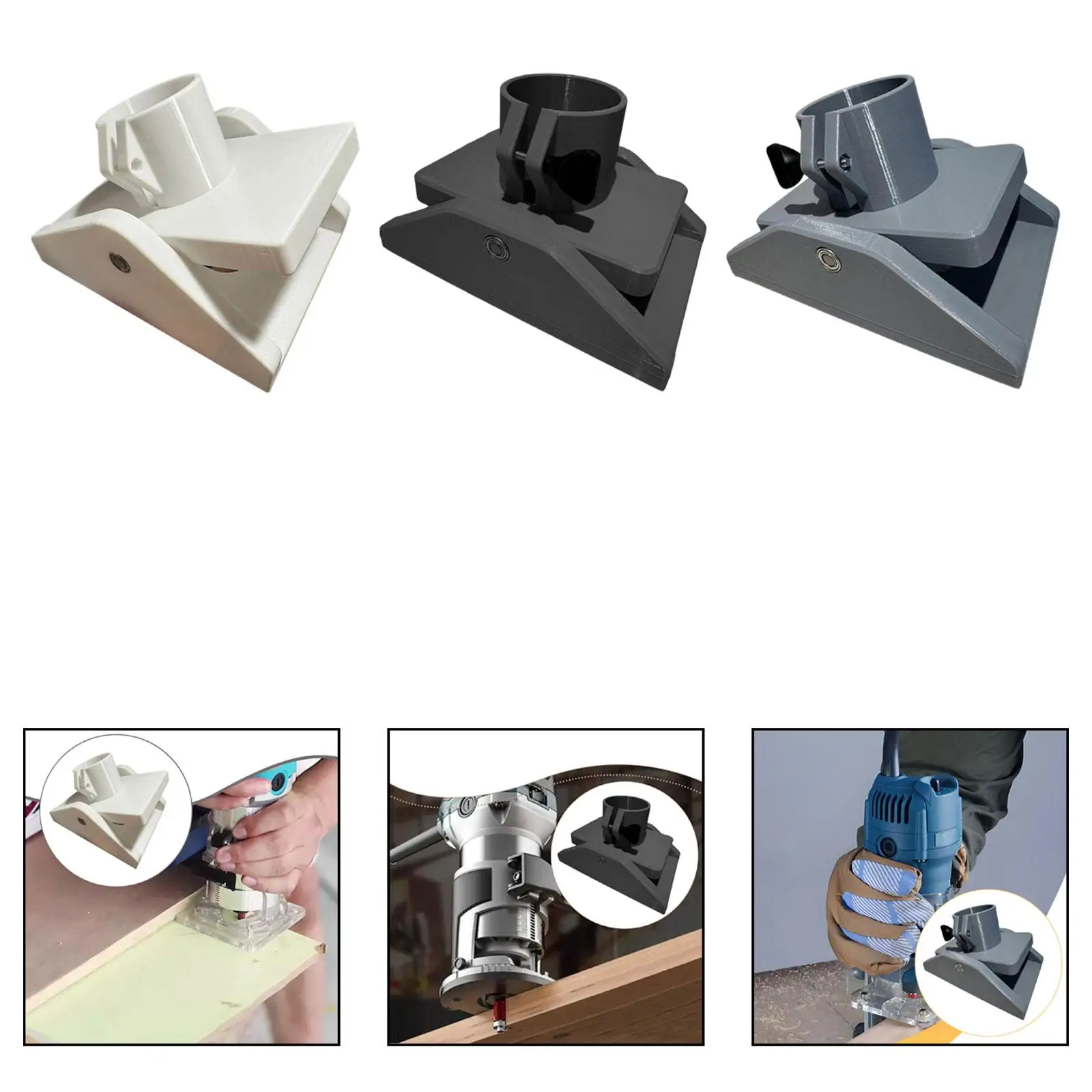 Manual Wavy Pattern Guide Auxiliary Jig Router Accessories for 65mm Woodworking Trimmer Engraving Tool