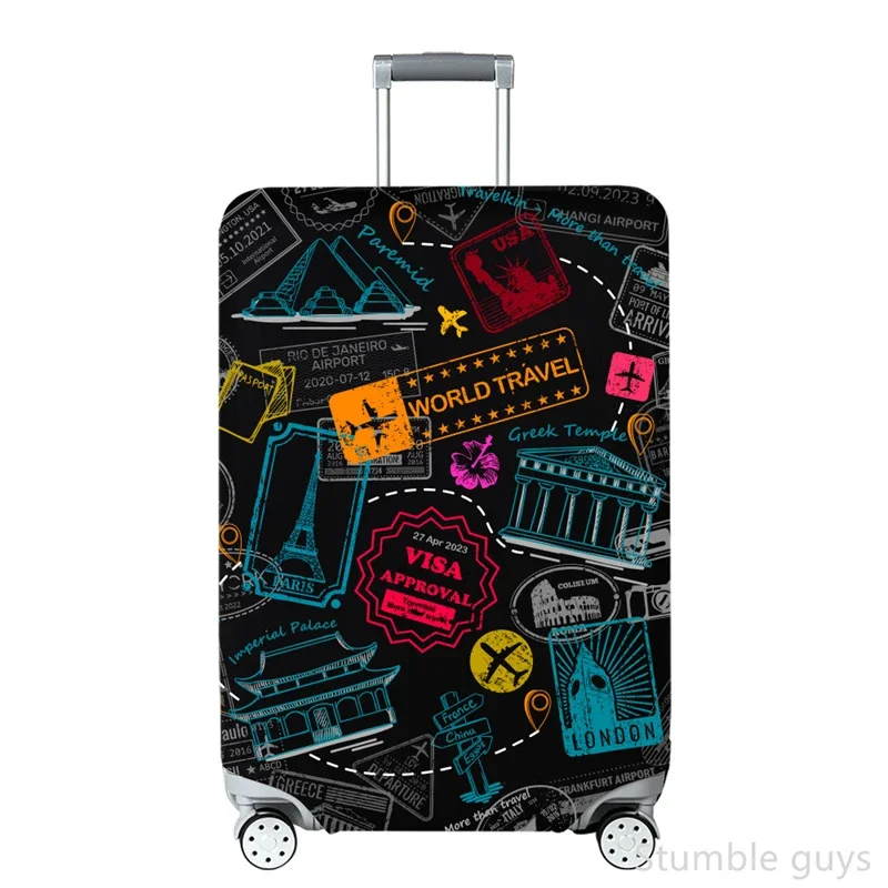 

Premium Washable Elastic Suitcase Cover Protective Dustproof Luggage Protector Sturdy Fits 18-32 Inch Luggage