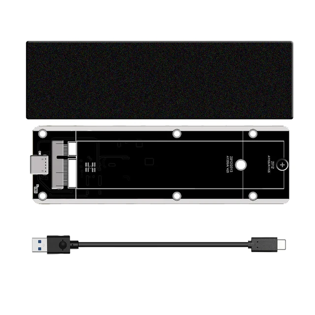 Dla Macbook 2012 Air A1425 A1398 A1465 A1466 SSD obudowa Ultra-cienki stop aluminium USB3.2 GEN2 6Gbps M.2 SATA SSD Box obudowa SSD