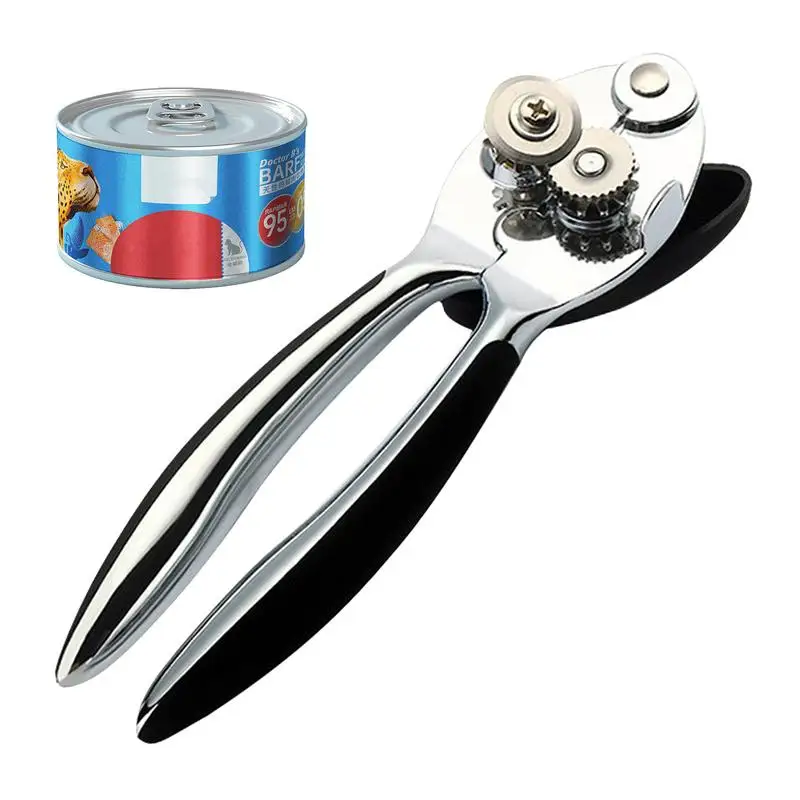 

Metal Can Opener Household Non-Slip Kitchen Gadget Universal Can Opener With Frosted Handle Ergonomic Kitchen Tool For Home