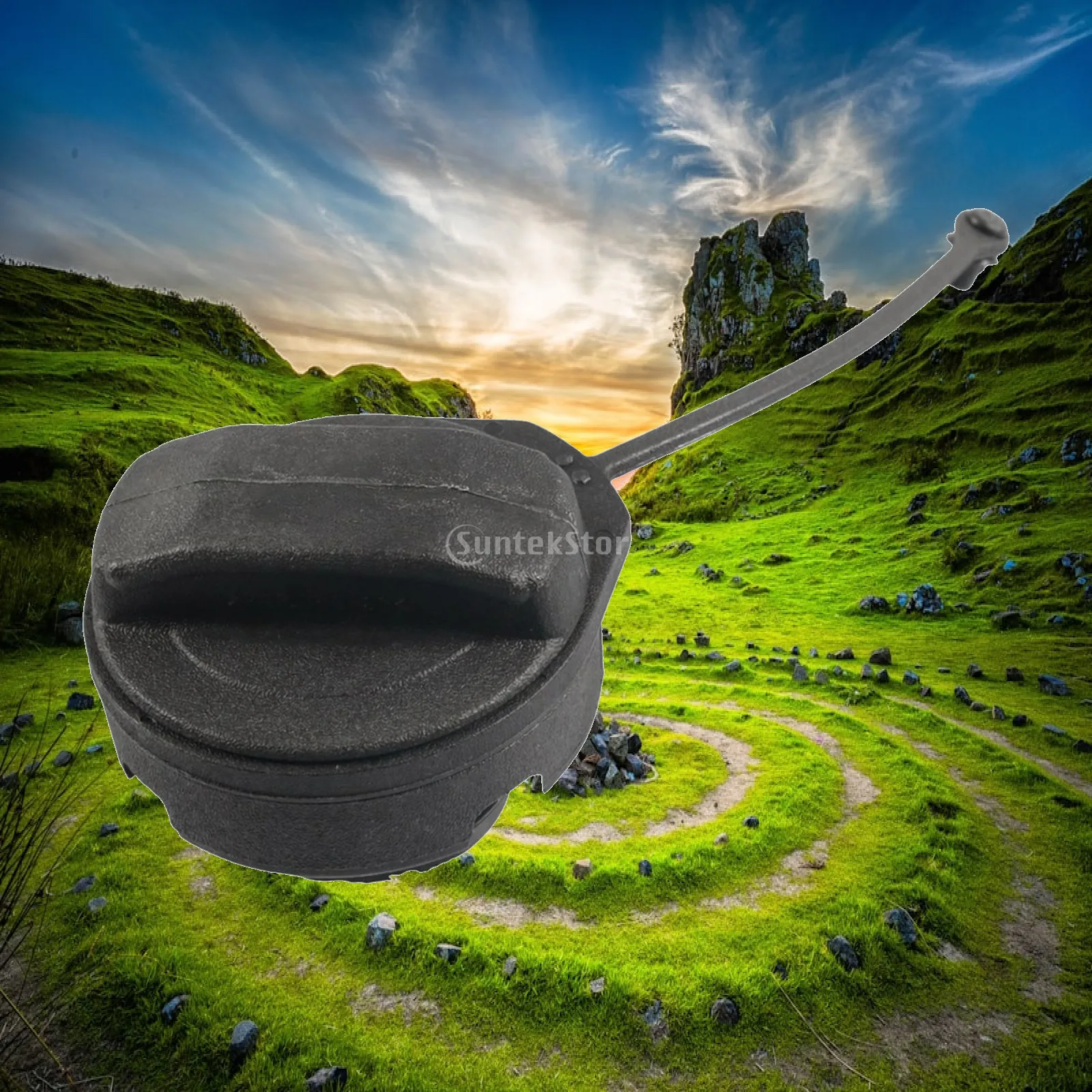 Fuel Filler Cap Airtight Fuel Tank Cap with Tether Replacement Part Plastic Secure for Automotive Maintenance