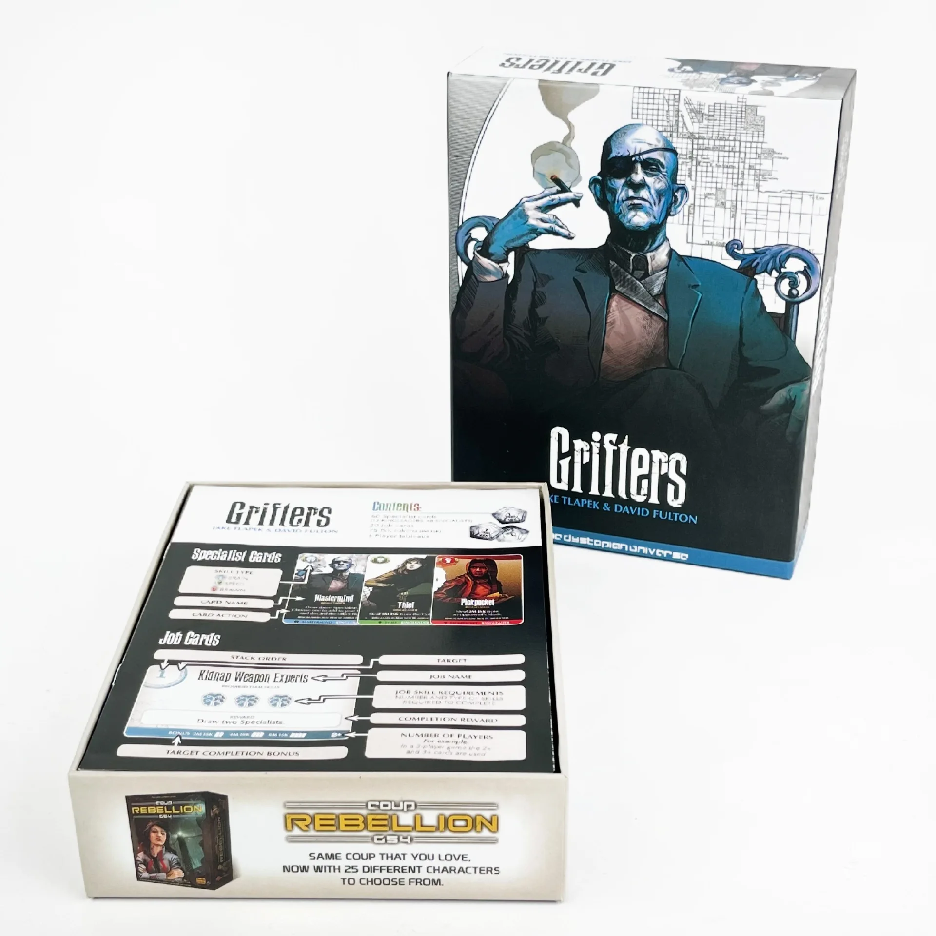 GRIFTERS: A Dark-Themed Psychological Strategy Card Game for the Family, Parties, and Casual Gatherings