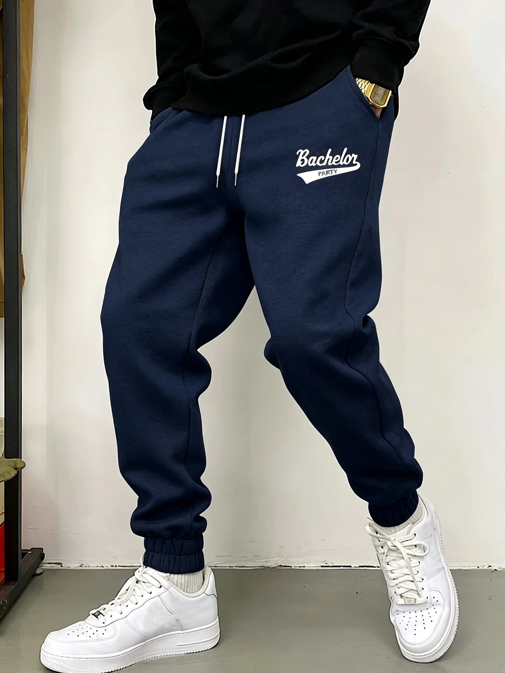 Herren-Freizeithosen, bequeme Herbst-Winter-Sporthosen, Winter-Freizeithosen für Outdoor-Aktivitäten, Streetwear-Hosen für Männer – Detail 4