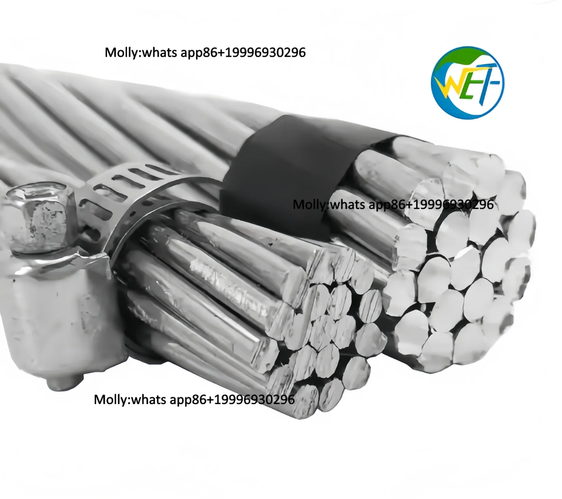 ACSR Wire Stranded Conductor AWG\ASTM\BS Aerial Power Line Aluminium Conductor for 35kV to 400kV Power Transmission Line