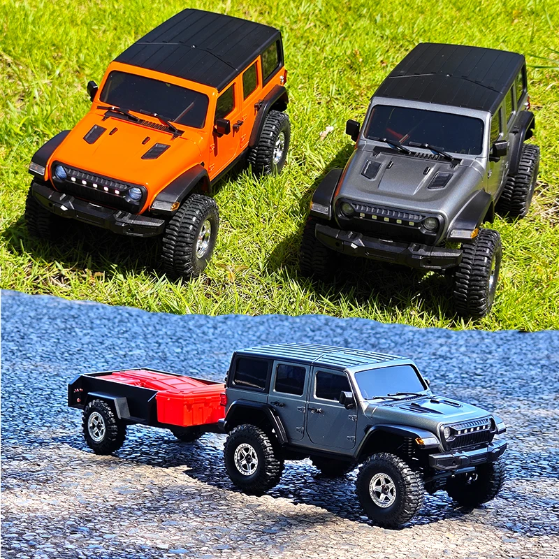 

Rtr Waterproof RC Car 2.4G Ax8560 1/18 Full Proportional Rock Crawler Led Light Off-road Climbing Truck Vehicles Models Xmas Toy