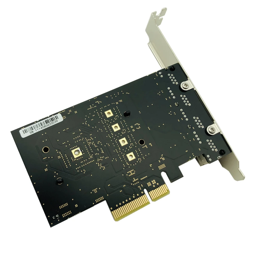 Network Card RTL8245F Gigabit Ethernet PCI Express PCIE Network card 2.5Gbps LAN Adapter 4 Port RJ45 Network Card for Desktop PC