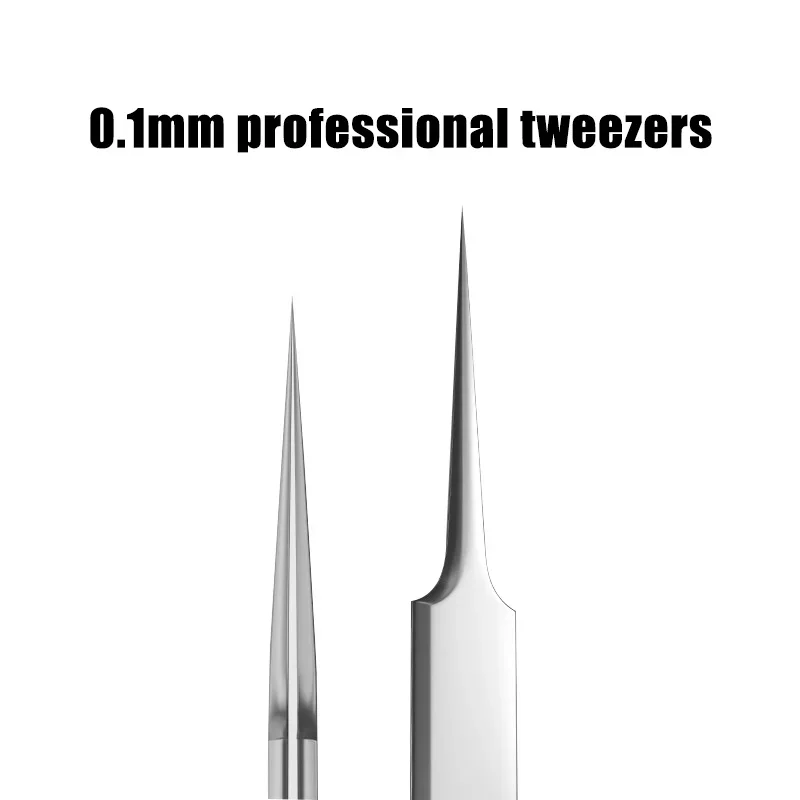 Blackhead Tweezers - Precision acne removal tool for facial whiteheads, acne, pimples - Stainless steel professional makeup tool - view 6