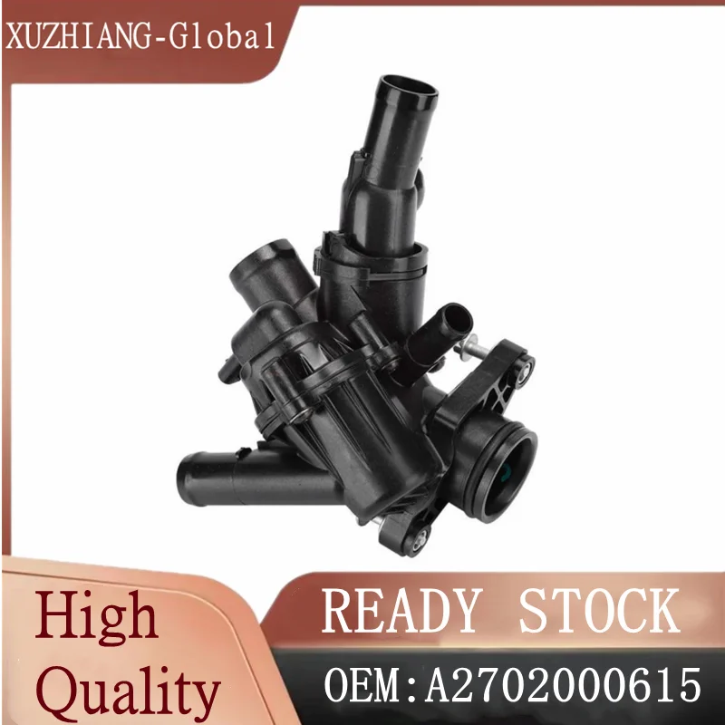 

Engine Coolant Thermostat A2702000615 2702000615 for Benz M270 W117 CLA220 W176 A180 A200 W246 B180 B200 W156 GLA200/250