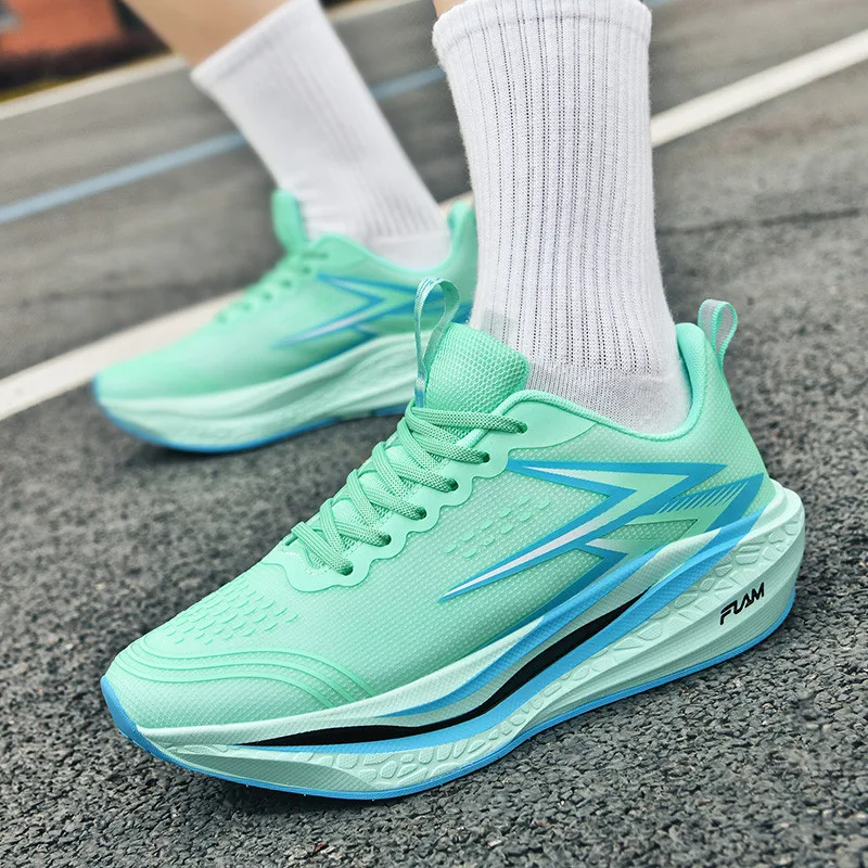 

2026Men Running Shoes Speciality Marathon Sports Shoes Breathable Lightweight Carbon Board Women's Trend Athletic Sneakers Women