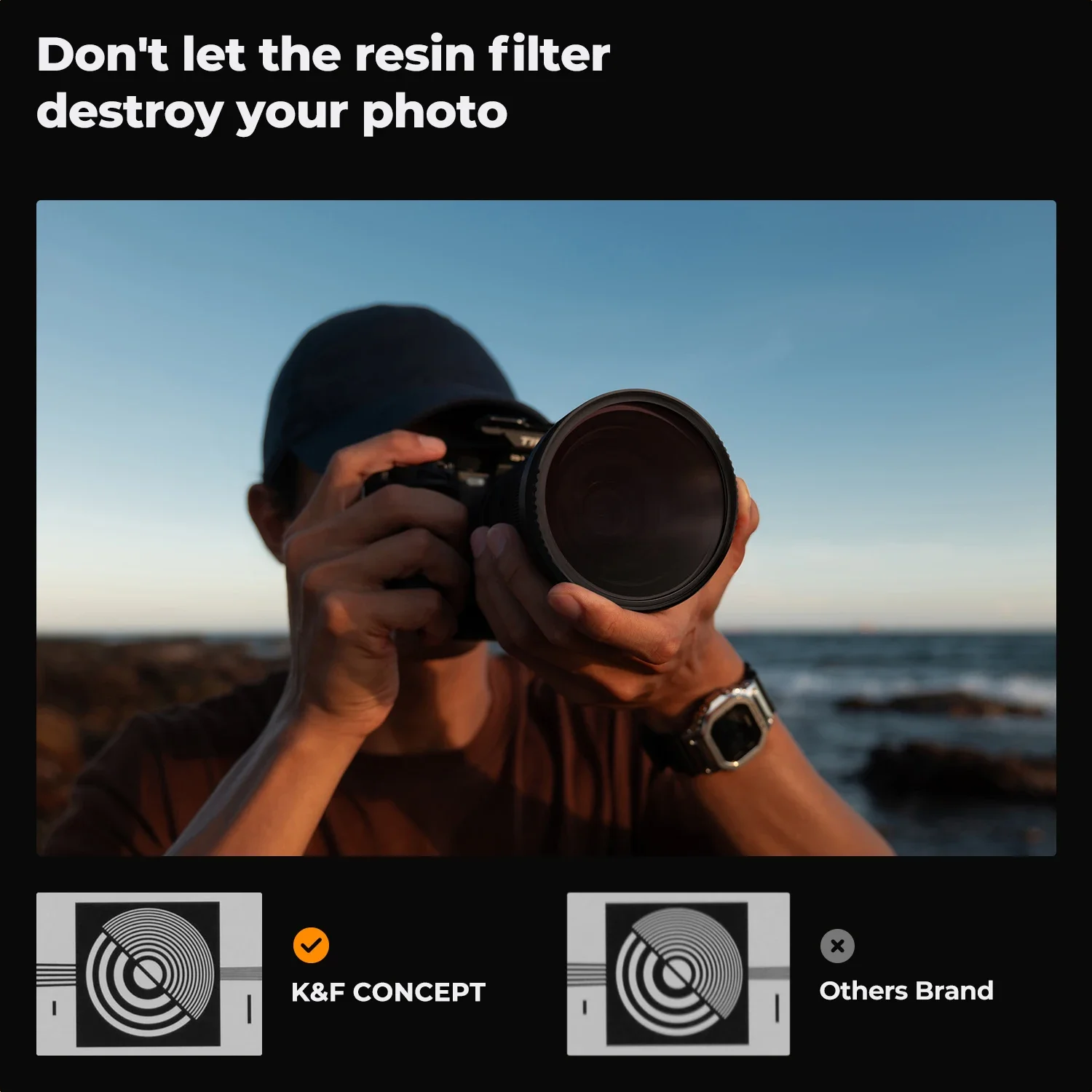 K&F CONCEPT K-Serie 49-82mm Filter UV/CPL/ND2-400/Black-Mist 1/4 Kappe Reinigungstücher Kameraobjektiv-Filterset für Nikon Canon Leica