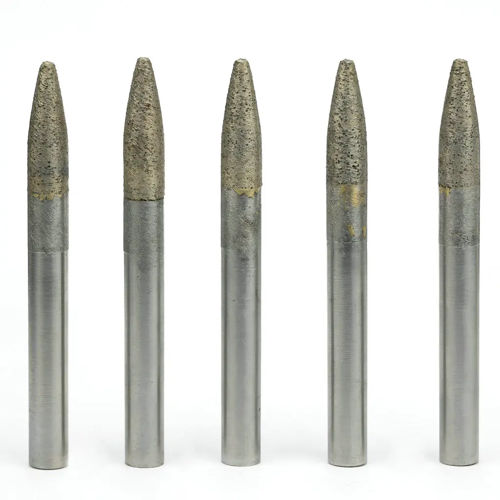 

6-16mm Tapered Sintering Diamond Tool End Milling Cutter Stone Engraving Router Bit 3D Carving Scribing Granite Marble Bluestone