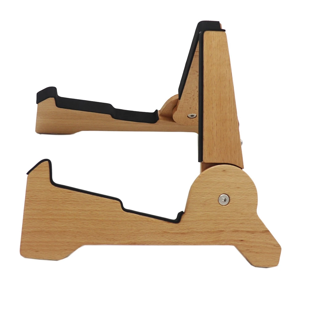 Soporte de guitarra de madera plegable con marco Universal N17R, soporte apto para guitarra eléctrica, guitarra acústica, ukelele bajo