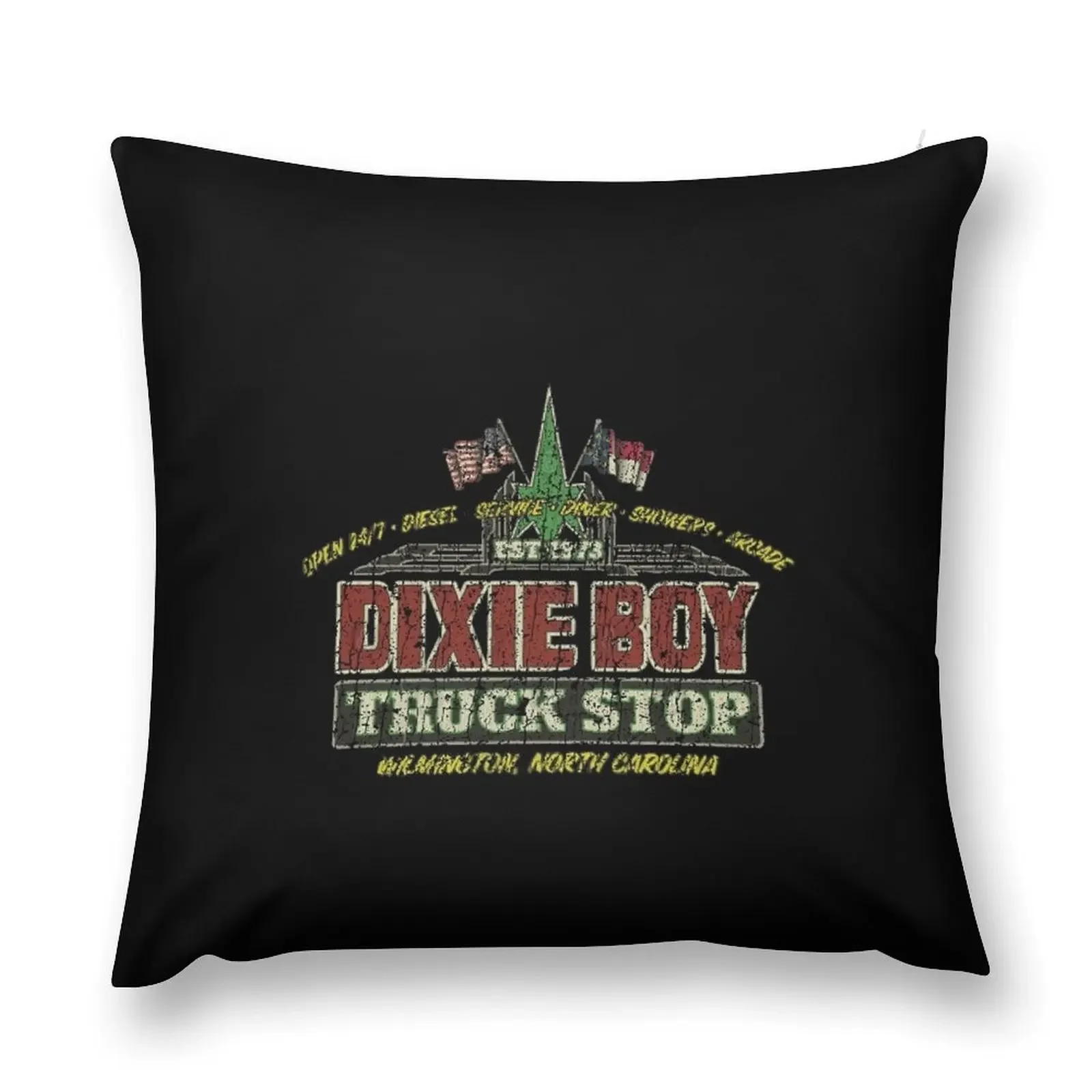 

Dixie Boy Truck Stop T-Shirt Throw Pillow Luxury Sofa Cushions Pillow Cases pillow