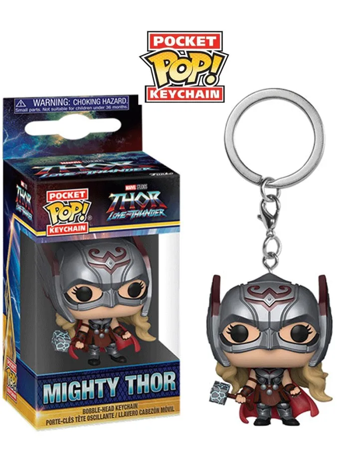 Pocket Pop Mighty Thor Love And Thunder keychain