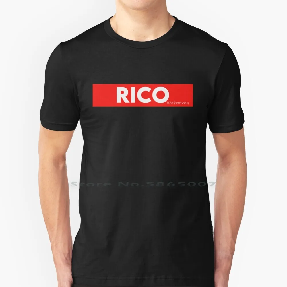 Rico Verhoeven Design T Shirt 100% Cotton Kickboxing Fighter Design Red And White Rico Quote Rico Verhoeven Team Rico Team I Am