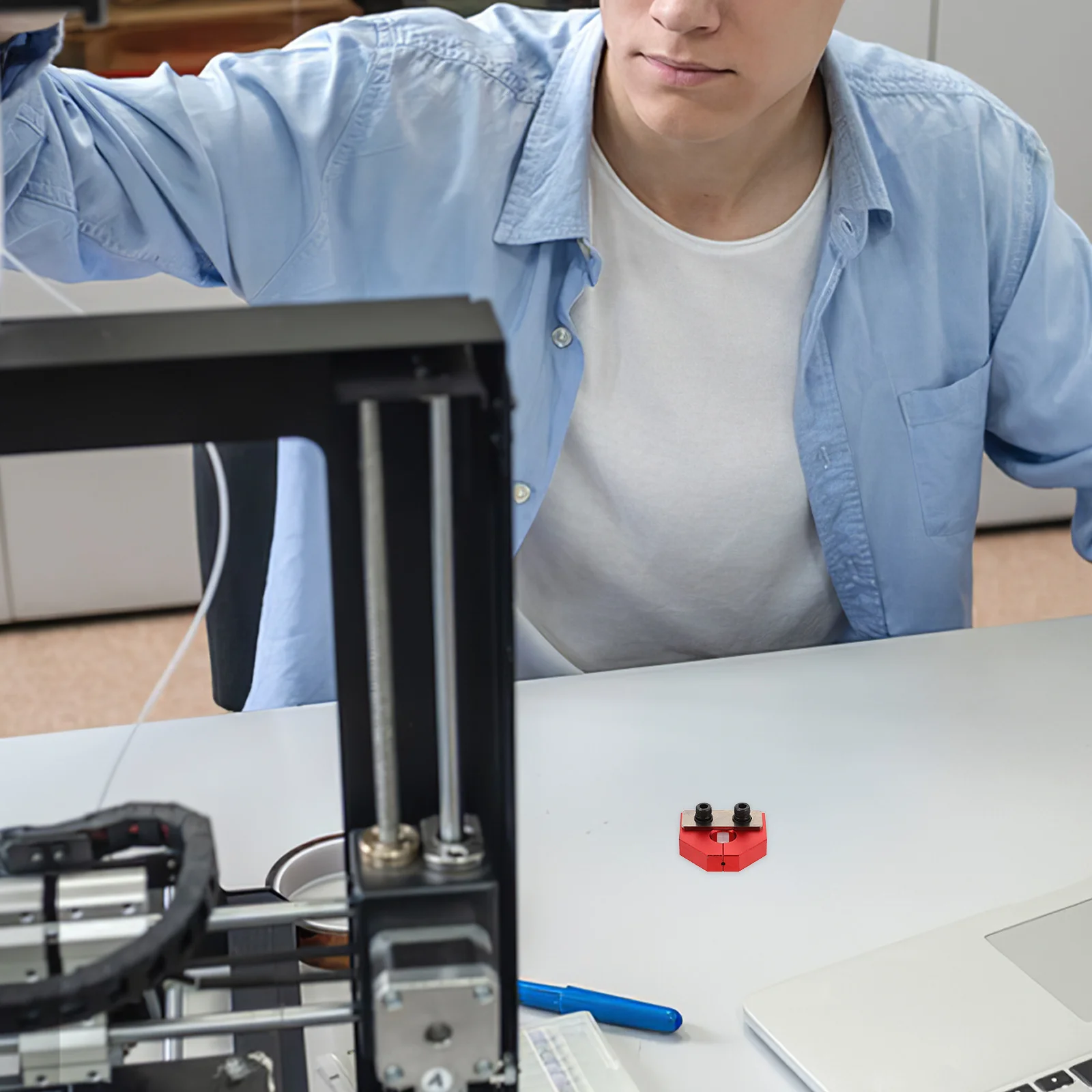 

3D Printer Filament Welding Connector 1.75mm for Broken Pla ABS Petg Filament Enhances Printing Success Sensor Adapter