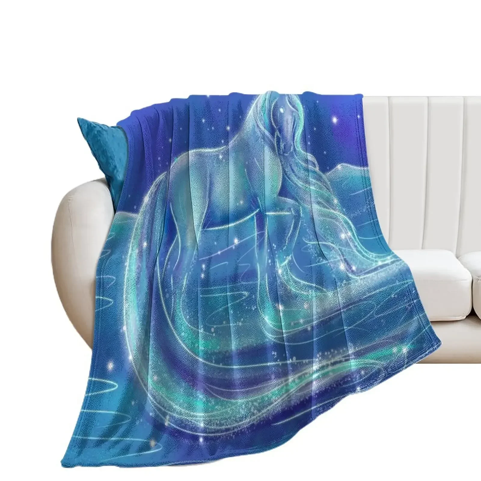 Nokk Water Spirit Horse Throw Blanket cosplay anime Personalized Gift Luxury Large Blankets