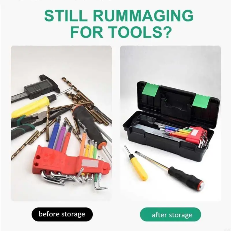 Q81C Toolbox Waterproof Storage Bin Tool Penyimpanan Kasing Kasing Waterproof Container Tool