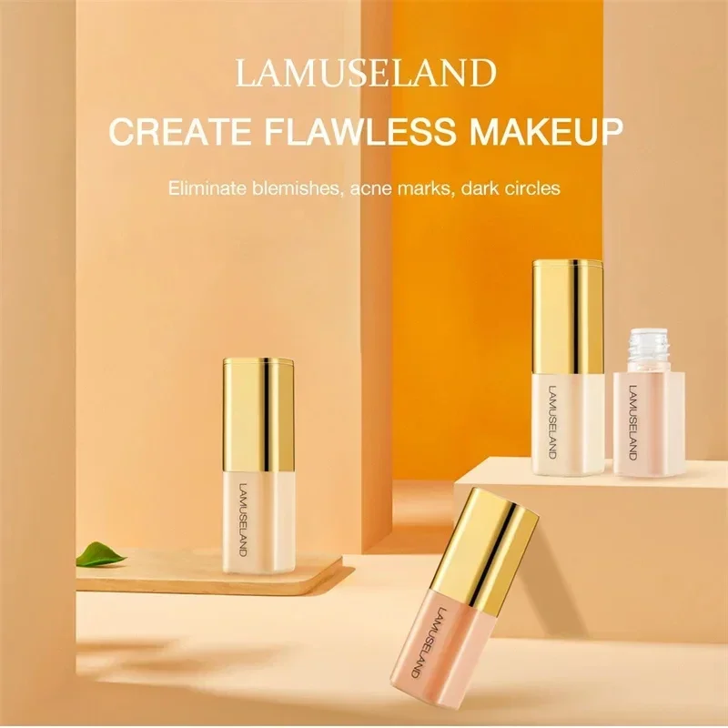 Waterproof Liquid Concealer Foundation Stick Makeup Moisturize Lasting Cover Acne Dark Circle Face Contour Cream Cosmetic