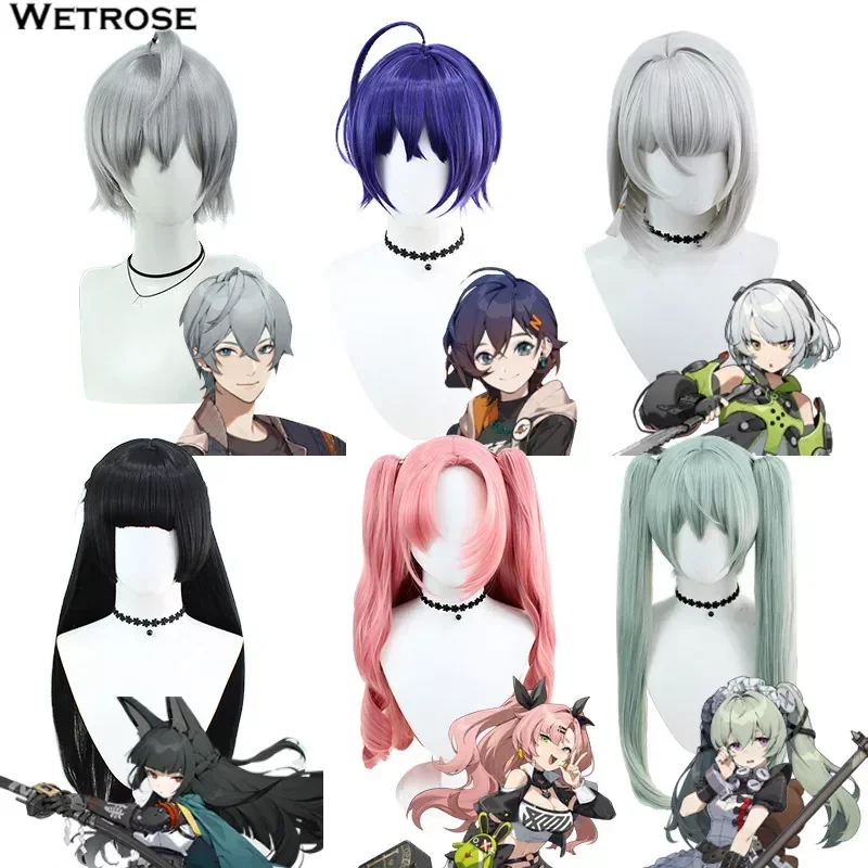 【Wetrose】ZZZ Wig Cosplay Corin Wickes Belle Wise Anby Demara Hoshimi Miyabi Nicole Demara  Zenless Zone Zero Корин Белла Анби