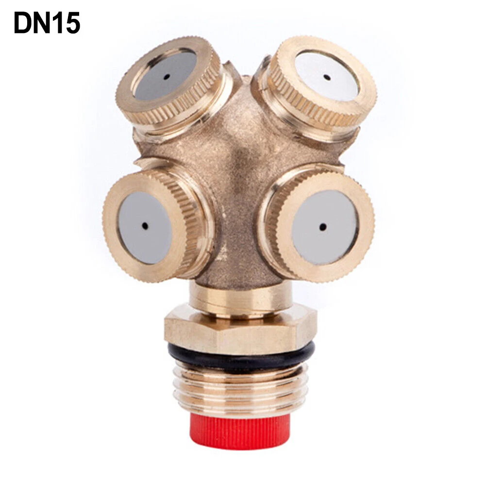 

4-hole Nozzle Atomizing Nozzle Air Humidification Air Purification DN15 Threaded Compatible For Agricultural Use 1 2