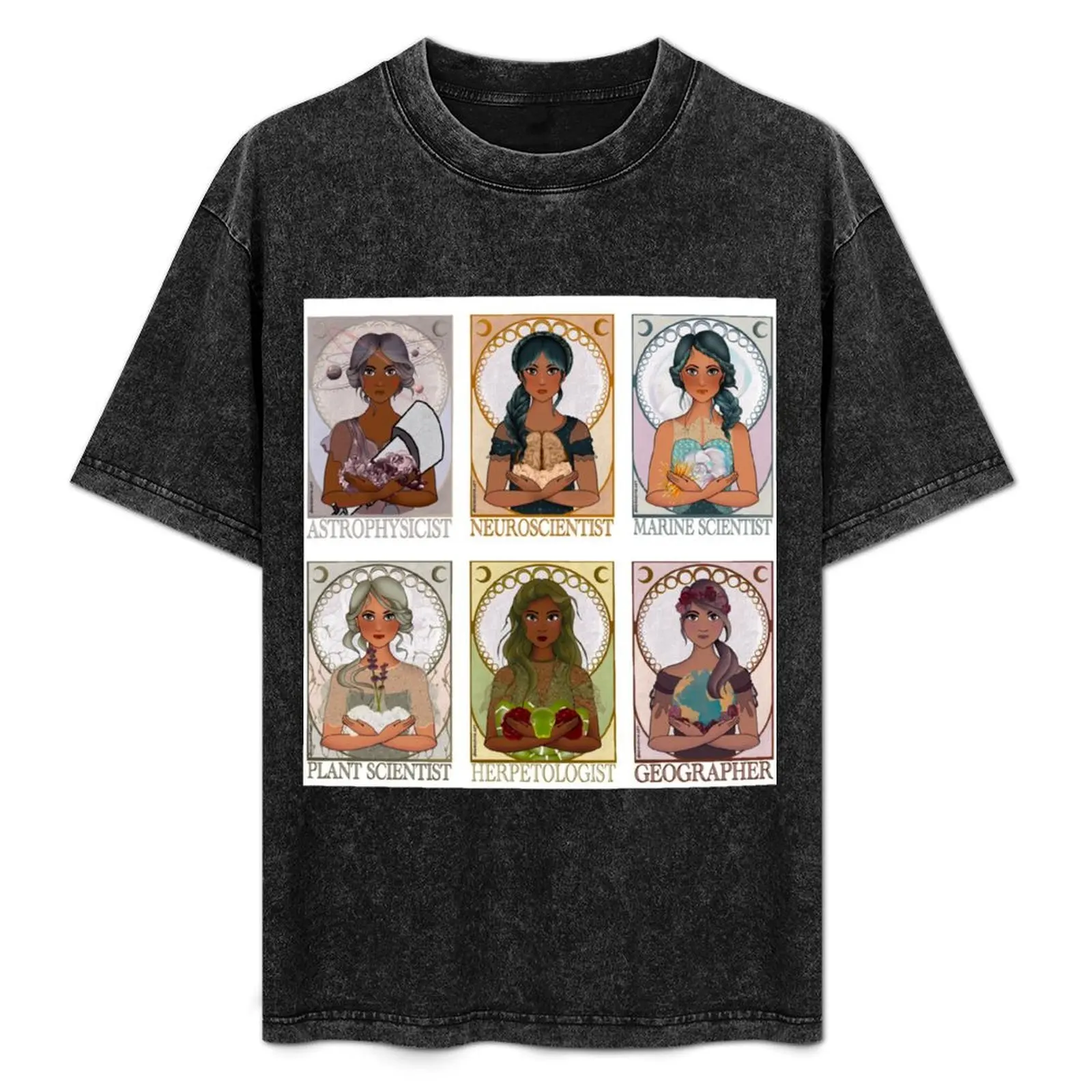 

Women in Sciences (Art Nouveau) T-Shirt Essential Solid Color T-Shirt