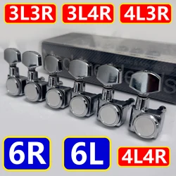 Guitar Locking Tuners โ High Quality Metal String Tuning Pegs Machine Heads for Electric Guitars,6R/6L/3L3R/4L4R/3L4R/4L3R