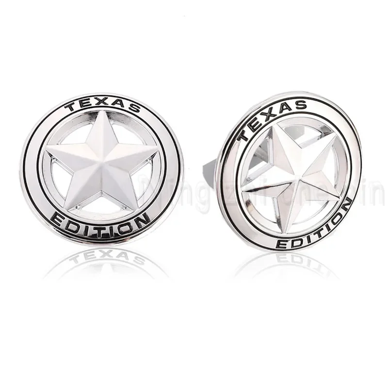

Logo Badge LoneStar EDITION Metal Car Stickers For Lone Jeep Wrangler Renegade Star Texas Off-Road Modified accessories Car