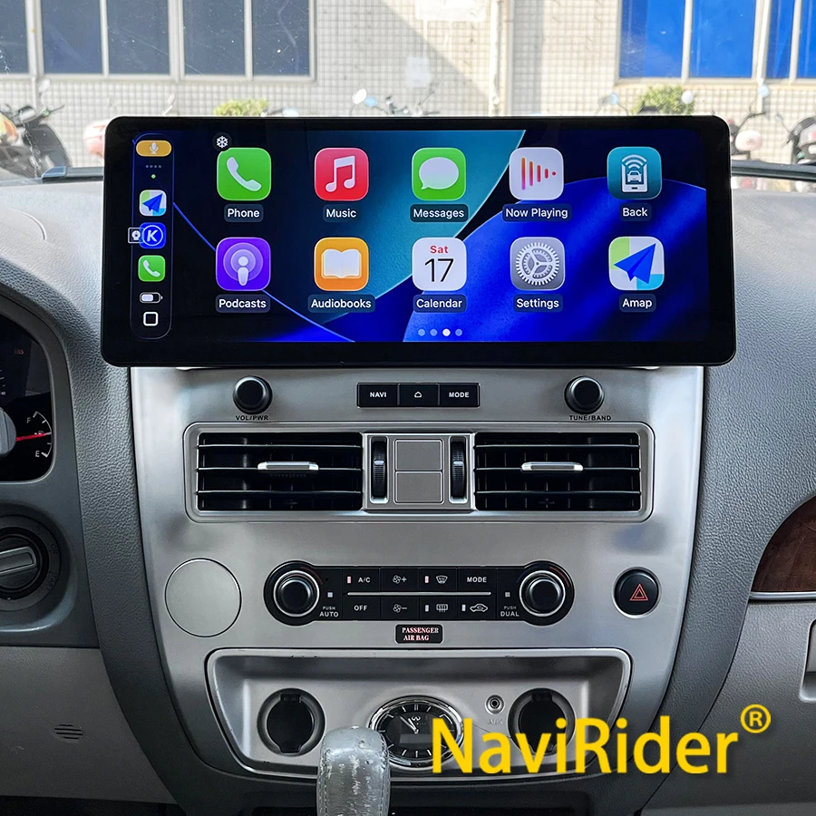 

17-дюймовый Android-экран с поддержкой CarPlay для Infiniti QX56, Nissan Armada 2008-2015, автомобильная мультимедийная система, видеоплеер, навигация