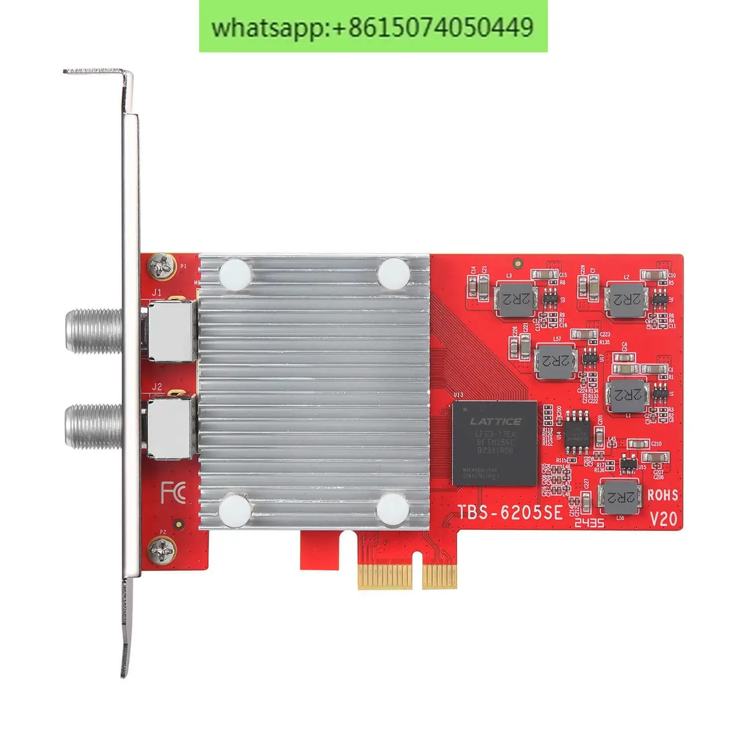 

TBS6205SE DVB-T2 C2 T C ISDB-T/C/ATSC1.0 4-полосная сетевая интерфейсная карта с частотным входом