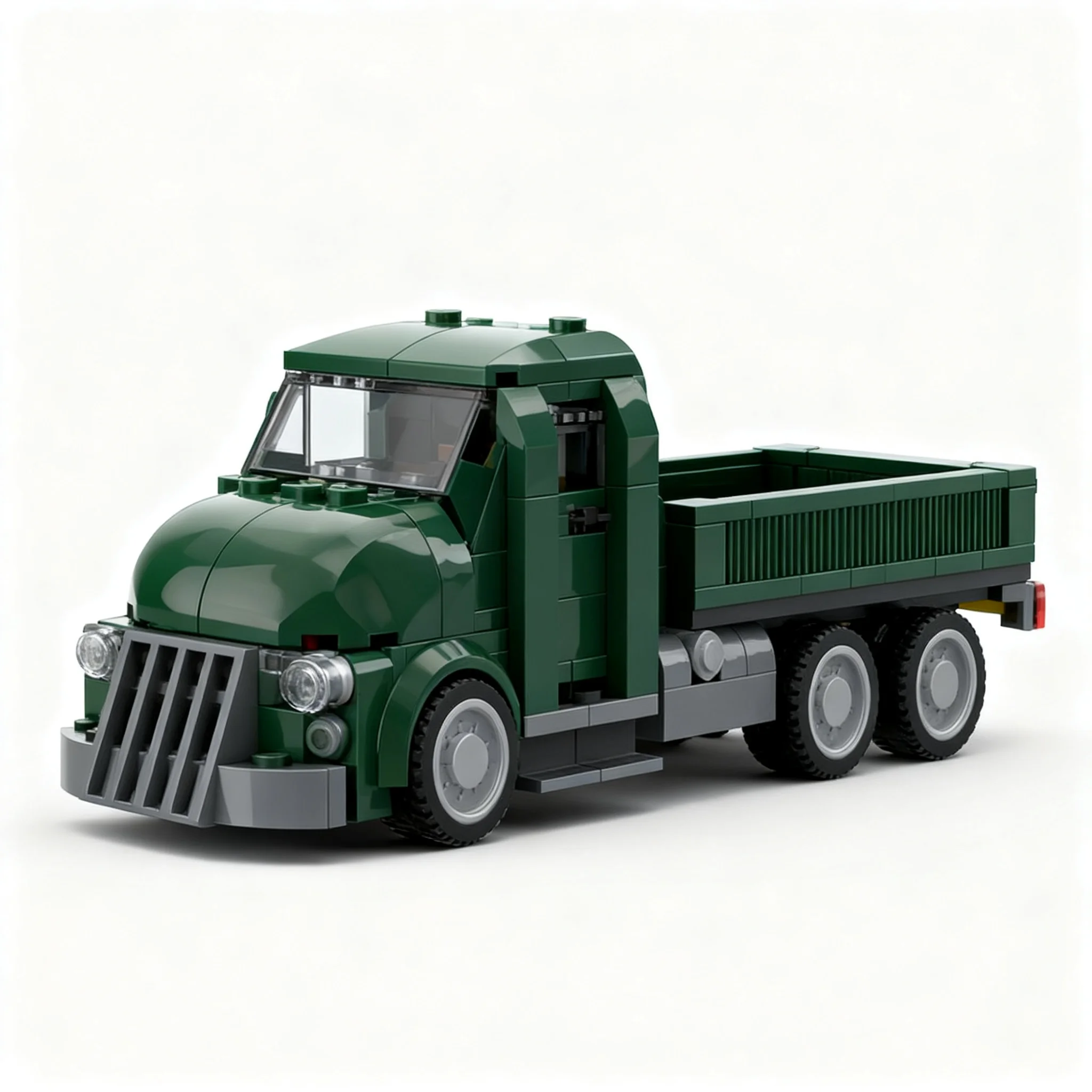 406pcs MOC Fallout Brawn Truck - Military Flatbed Cars Model Toy Building Blocks Christmas Gifts Construction Birthday DIY Art