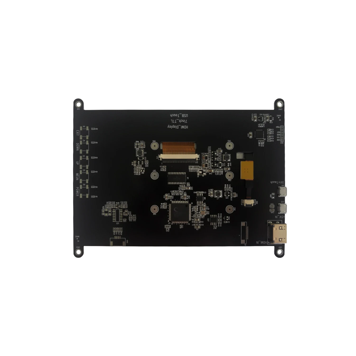 Display Lcd IPS da 7 pollici 1024x600 TFT Lcd con Touch Screen con PCB