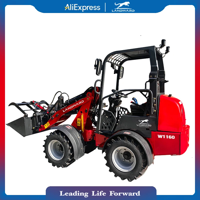 Best Selling New Design Multifunctional Diesel Loader Price Wheel Loader Household Mini Front End Loader Excavator Customized