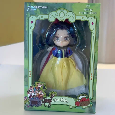 Äkta Morstorm Disney Prinsessa Serie Snövit Elsa Belle Anime Actionfigur Rörlig Led Bjd Söt Leksak Ornament Flickor Gåva 12 best sales Elsa-docka - №8