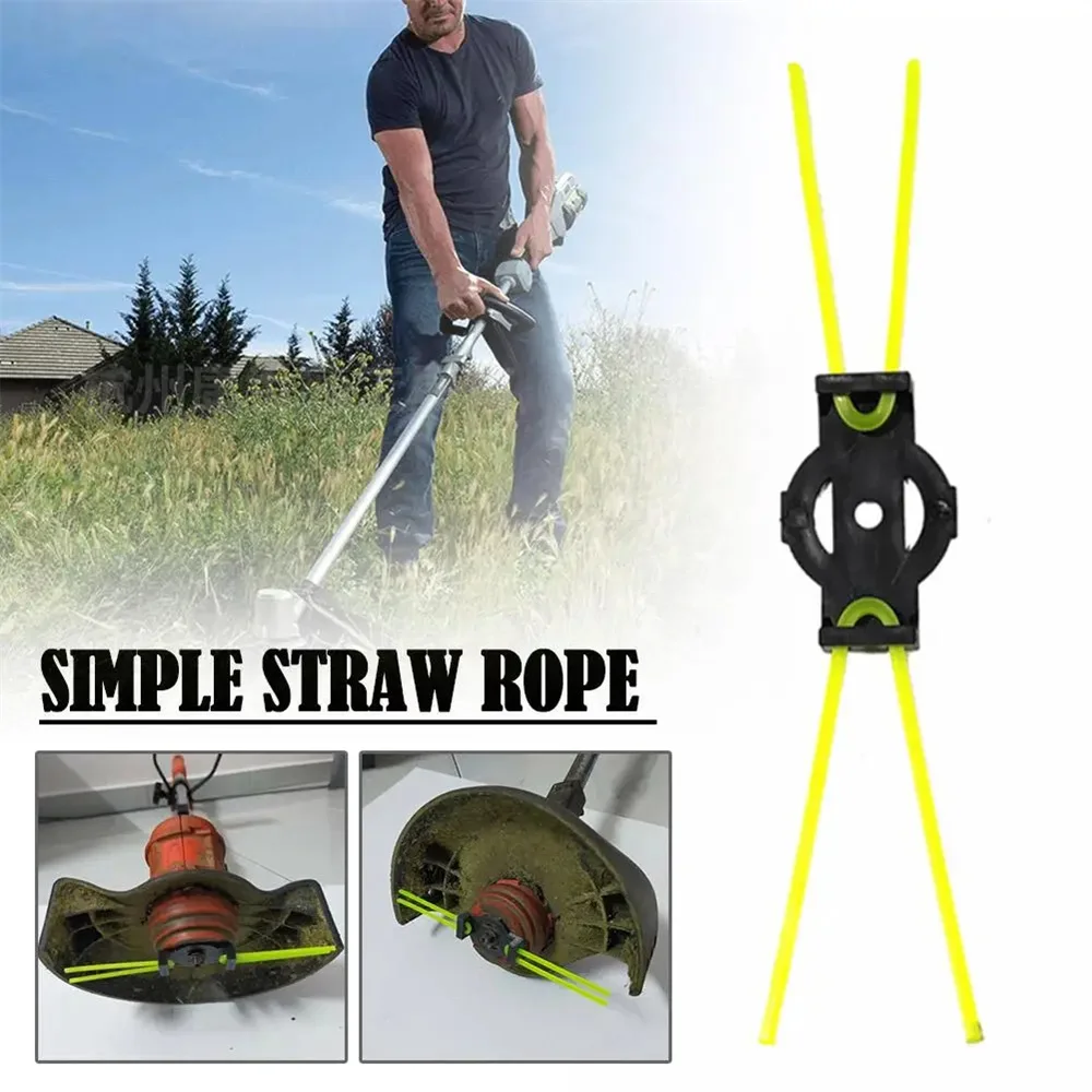 5pcs Simple Grass Rope Mower Accessories Straw Rope Wear-resistant Mower Head Replacement Outdoor Garden Accessories