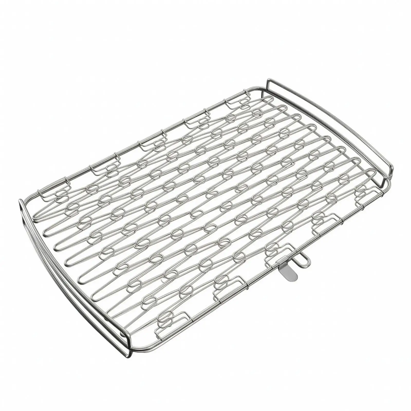 Barbecue Seafood Clamp Rustproof Seafood Grilling Basket Grill Basket with Locking Latch Food-Grade Cookware Easy to Clean