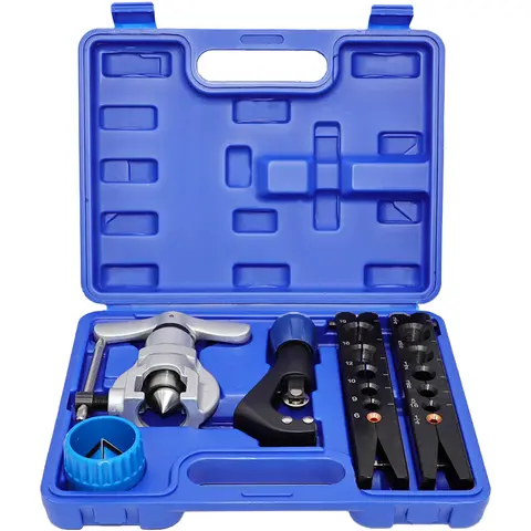 Air Conditioner Cutter Copper Pipe Reamer Eccentric Expander Tube Flaring Tool Metric/Inch Refrigeration Repair Tool Set