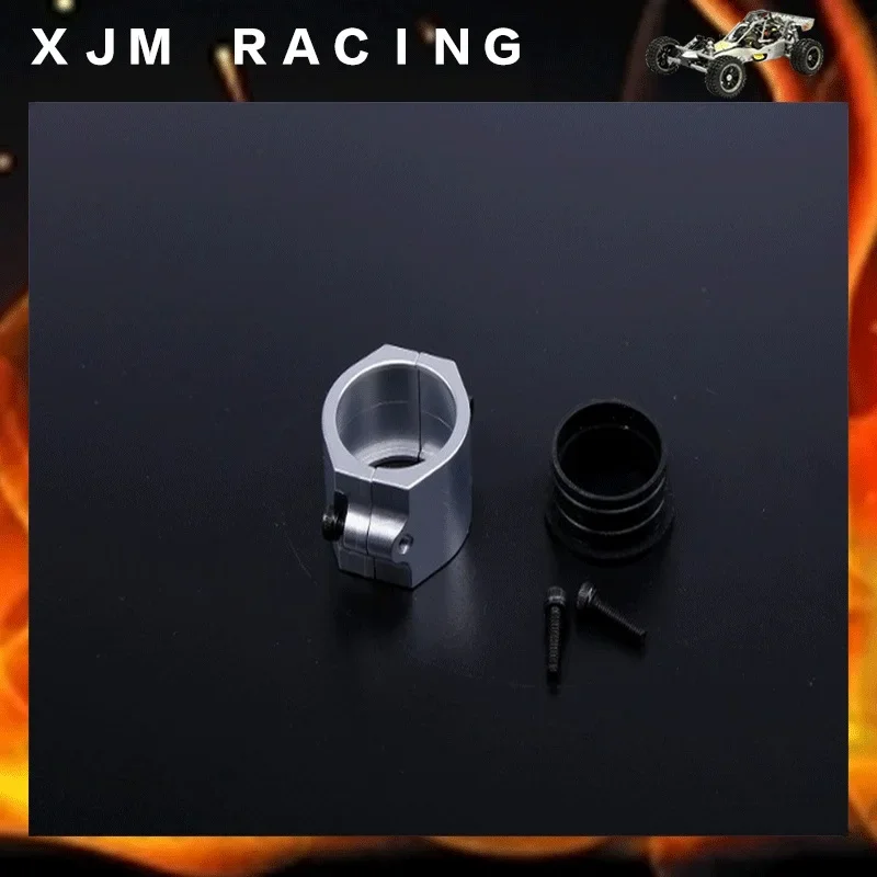 Braçadeira de metal cnc para carro rc 1/5, tubo de escape para peças de caminhão hpi baja 5b 5t 5sc rovan kingmotor rofun