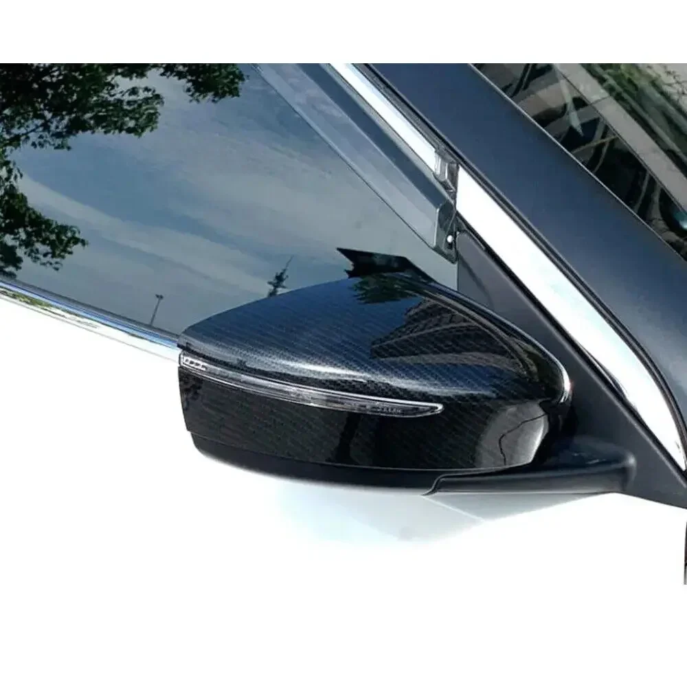 For Nissan Kicks Lannia BlueBird 2015-2023 Car Rearview Side Mirror Cover Wing Cap Exterior Sticker Door Case Trim ABS