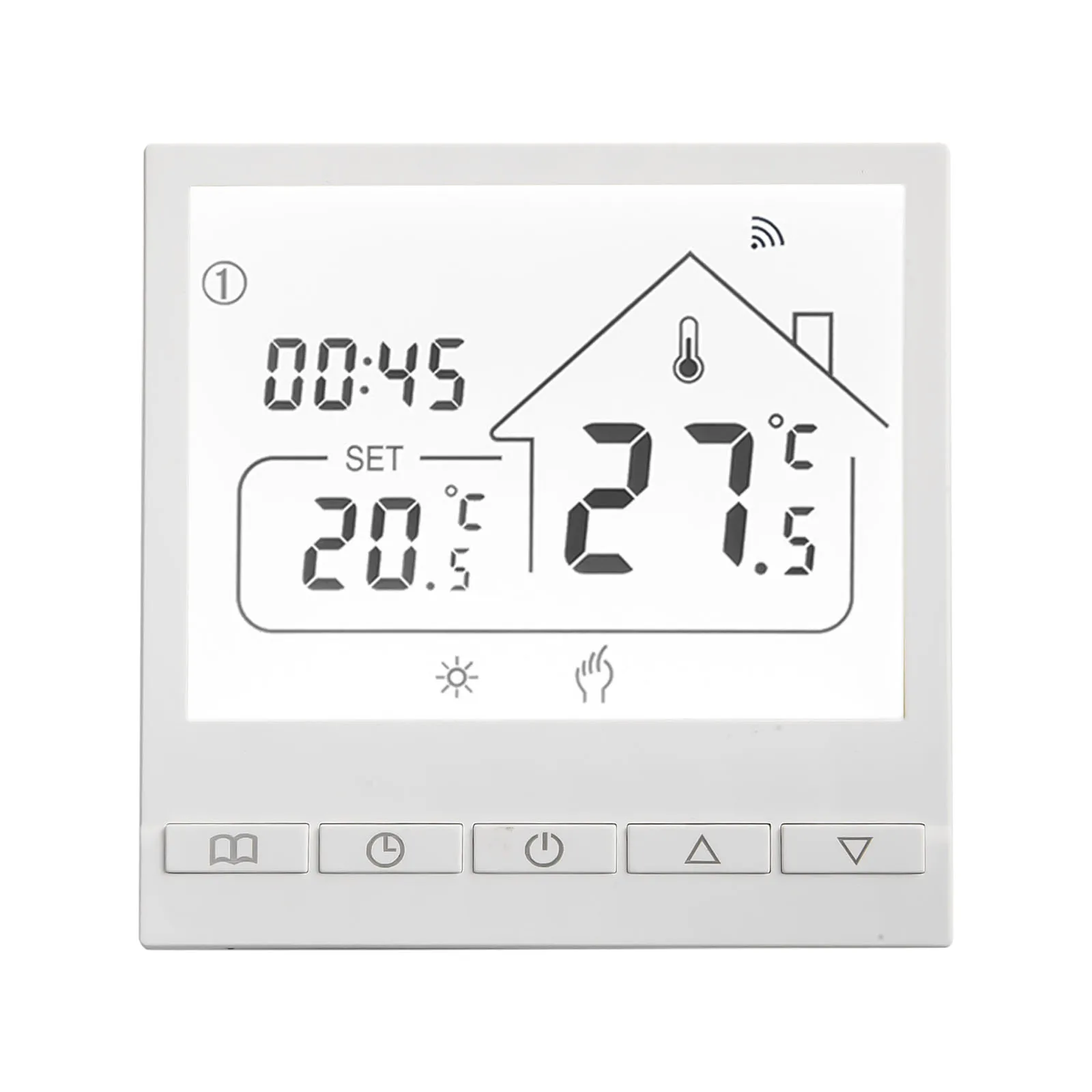 Floor Heating Thermostat Smart WiFi Thermostat Dinner Mode Accurate Temperature Control Adjustable Screen Backlight