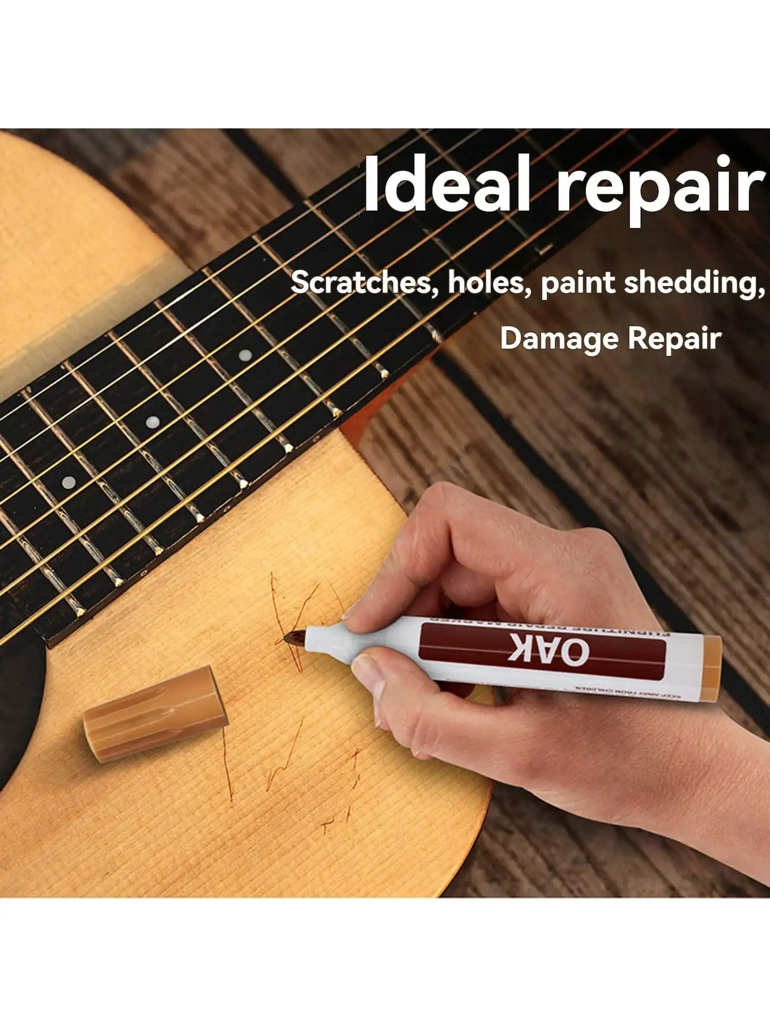 6-21Pcs Furniture Touch Up Repair Kit Paint Markers Crayons Filler Sticks for Wooden Furniture Scratch Damage Restoration