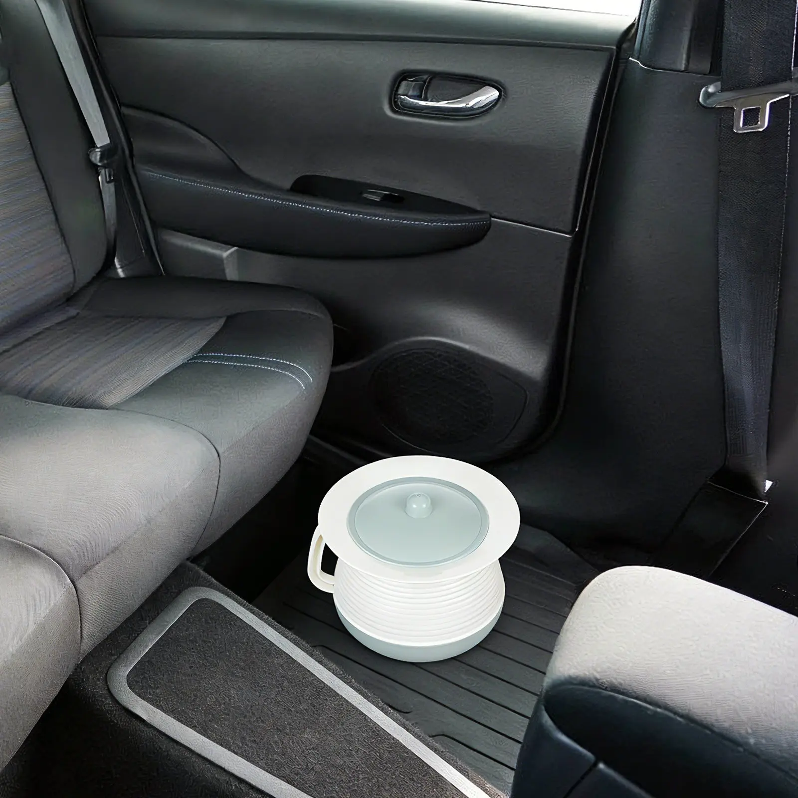 1-個プラスチック便器唾壺密閉蓋ポータブル尿ポット家庭用夜間使用大人子供高齢者妊娠中の便利な