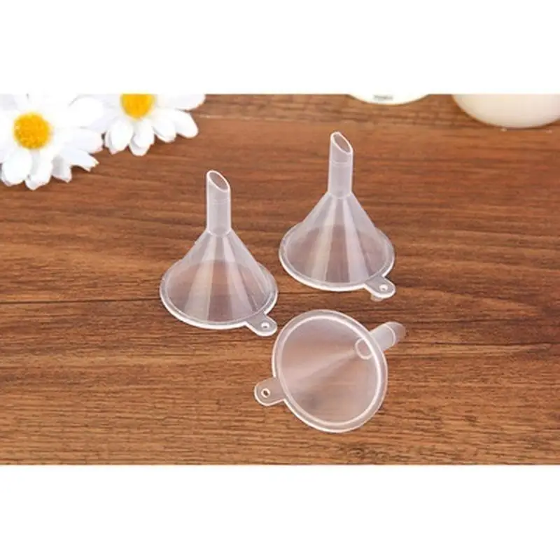 10/20Pcs Mini Small Plastic Funnel for Perfume Liquid Oil Filling Empty Bottle Separating Funnel Perfume Packaging Tool