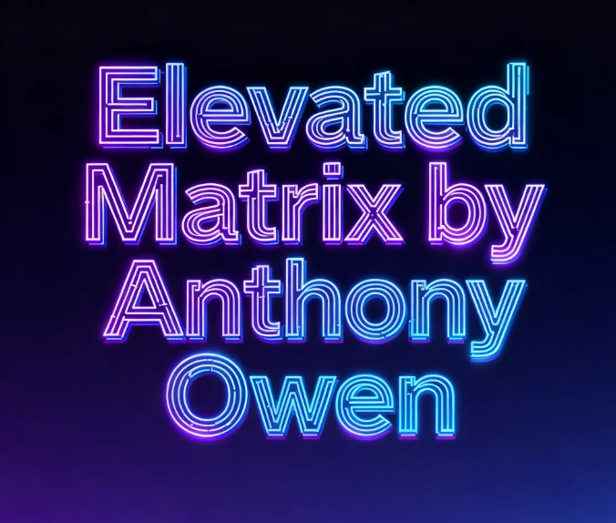 الساحر الدعائم مصفوفة مرتفعة من أنتوني أوين عن قرب عملة خدعة سحرية لأداء الشارع والبار #1