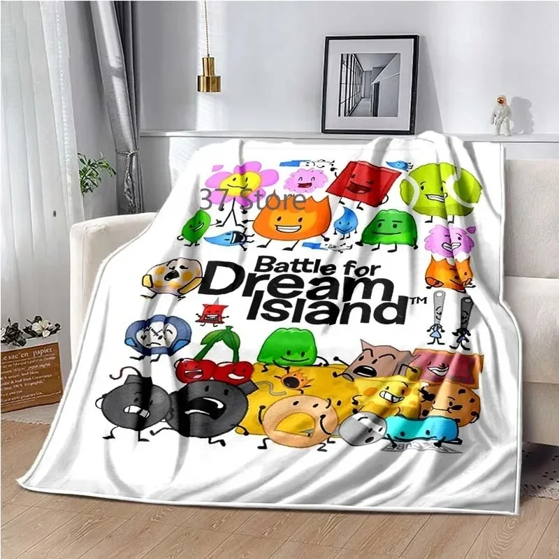 2026 New Game Battle For Dream Island Blanket Children's Warm Soft And Comfortable Home Travel Home